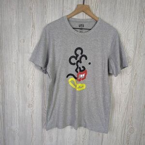Uniqlo X Disney Mickey Mouse Women’s Medium Gray Short Sleeve T-Shirt